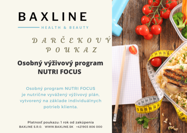 Darcekovy poukaz | Baxline s.r.o. | Individualny vyzivovy program